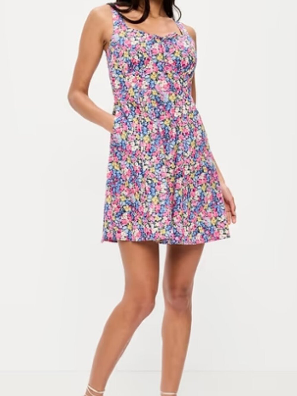 Fit & Flare Cami Mini 100% Cotton Dress